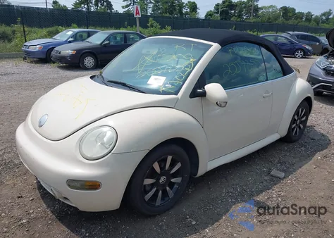 2003 Volkswagen New Beetle Gls from USA, damaged, VIN 3VWCK21Y83M312833